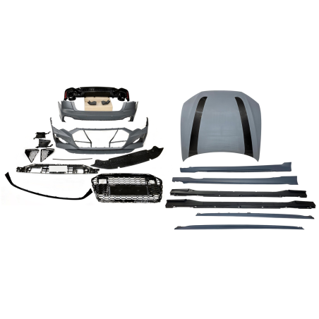 kit estetico Audi A6 C8 Look RS6 (Cod. E-TCA0262025903460287)