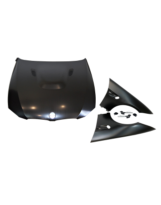 Cofano E Parafanghi Anteriore BMW E92 / E93 Look M3 06-14 Lampeggiamento sequenziale a led (Cod. E-T