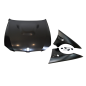 Cofano E Parafanghi Anteriore BMW E92 / E93 Look M3 06-14 Lampeggiamento sequenziale a led (Cod. E-T