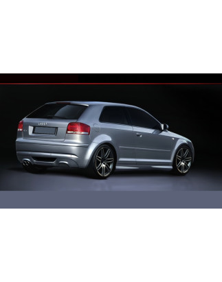 Spoiler sottoparaurti posteriore Audi A3 8P (Cod. S-HSCAA38P-1)