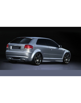 Spoiler sottoparaurti posteriore Audi A3 8P (Cod. S-HSCAA38P-1)