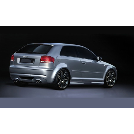Spoiler sottoparaurti posteriore Audi A3 8P (Cod. S-HSCAA38P-1)