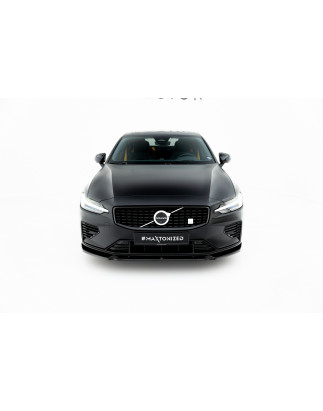 SPLITTER ANTERIORE V.1 Volvo S60/V60 R-Design Mk3 (Cod. M-VO-S60-3-RDESIGN-FD1G)