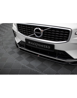 SPLITTER ANTERIORE V.2 Volvo S60/V60 R-Design Mk3 (Cod. M-VO-S60-3-RDESIGN-FD2G)