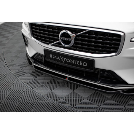 SPLITTER ANTERIORE V.2 Volvo S60/V60 R-Design Mk3 (Cod. M-VO-S60-3-RDESIGN-FD2G)