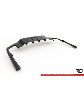 Splitter posteriore (con barre verticali) Volvo S60/V60 R-Design Mk3 (Cod. M-VO-S60-3-RDESIGN-RD1G+R