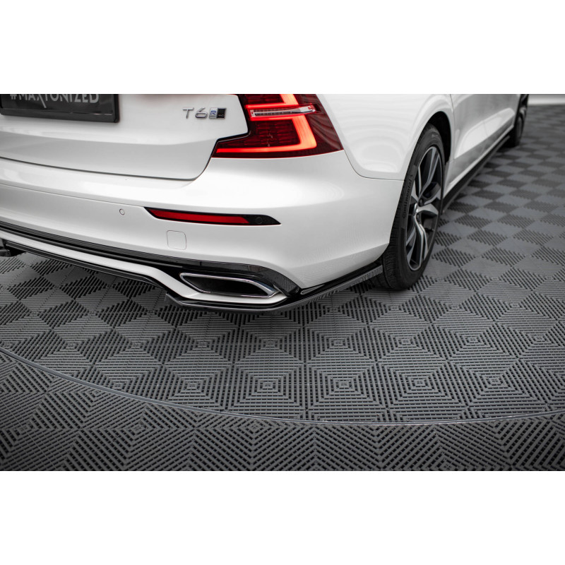 Splitters posteriori laterali Volvo S60/V60 R-Design Mk3 (Cod. M-VO-S60-3-RDESIGN-RSD1G)