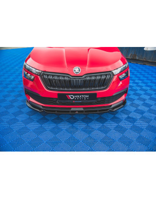 SPLITTER ANTERIORE V.1 Skoda Kamiq Mk1 (Cod. M-SK-KM-1-FD1G)