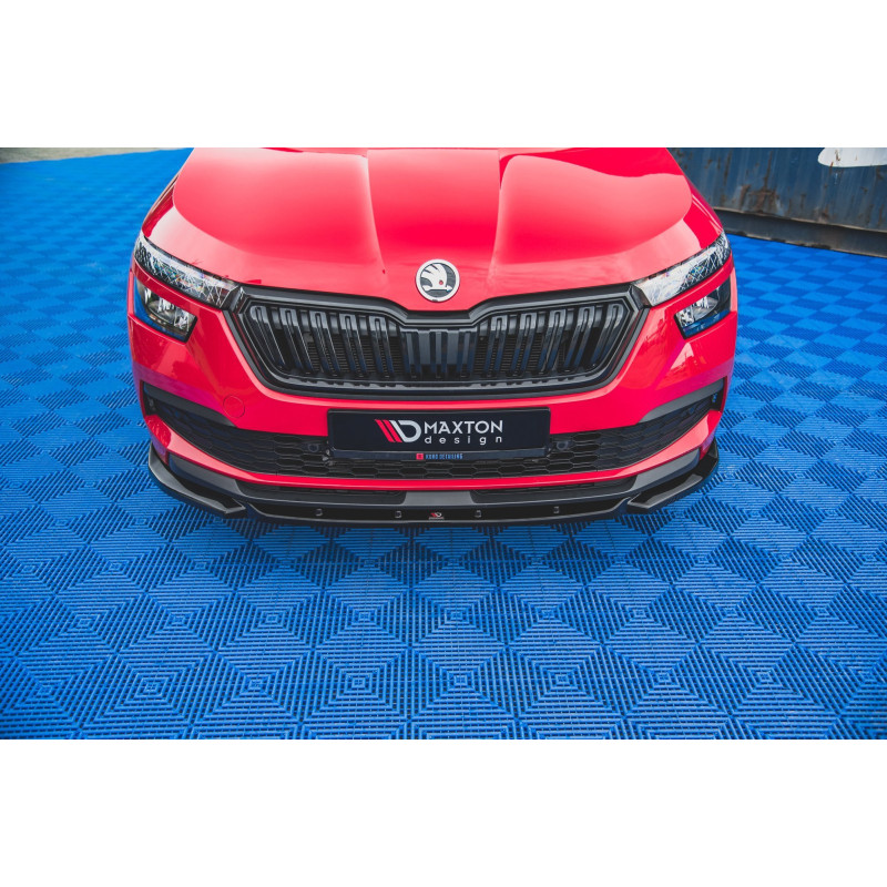 SPLITTER ANTERIORE V.1 Skoda Kamiq Mk1 (Cod. M-SK-KM-1-FD1G)