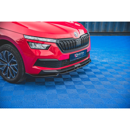 SPLITTER ANTERIORE V.1 Skoda Kamiq Mk1 (Cod. M-SK-KM-1-FD1G)