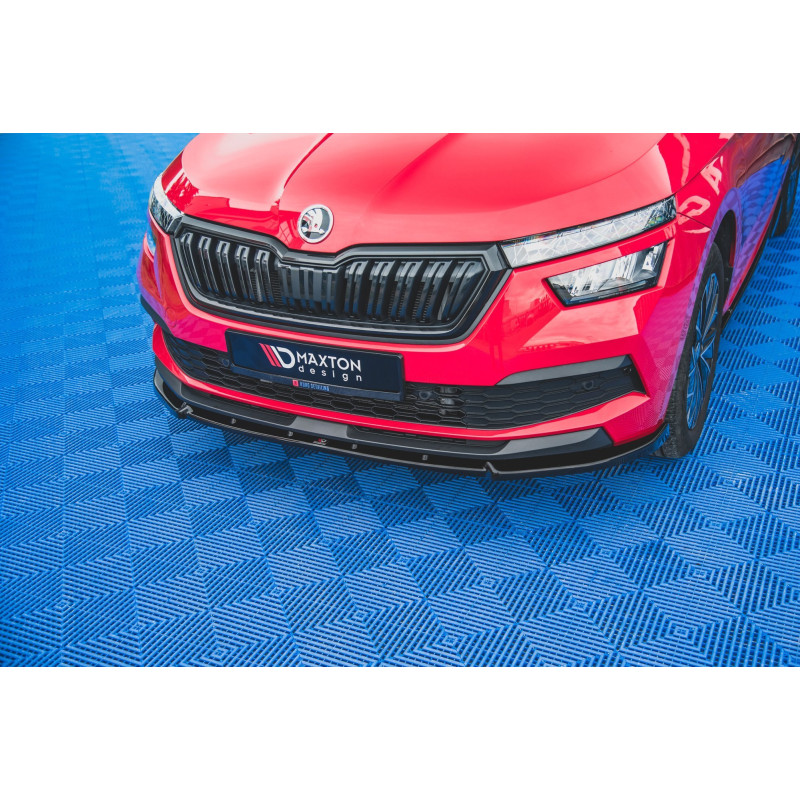 SPLITTER ANTERIORE V.2 Skoda Kamiq Mk1 (Cod. M-SK-KM-1-FD2G)