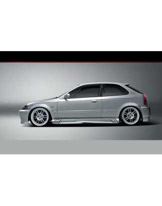 Minigonne laterali Honda CIVIC HATCHBACK 95-99 (Cod. S-SSHONCIV96-3)
