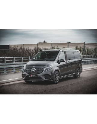 SPLITTER ANTERIORE V.1 Mercedes-Benz V-Class AMG-Line W447  (Cod. M-ME-V-447F-AMGLINE-FD1G)