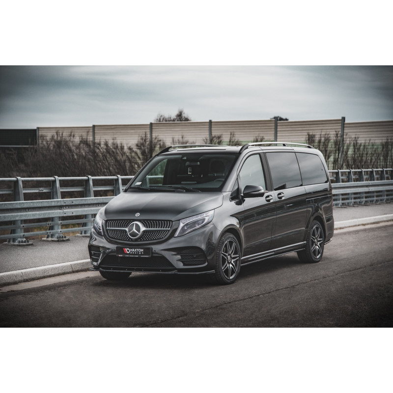 SPLITTER ANTERIORE V.1 Mercedes-Benz V-Class AMG-Line W447  (Cod. M-ME-V-447F-AMGLINE-FD1G)