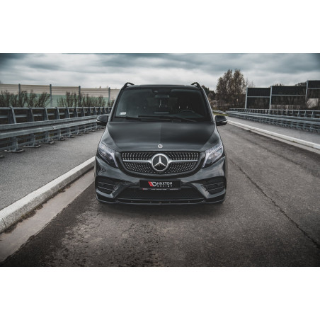 SPLITTER ANTERIORE V.1 Mercedes-Benz V-Class AMG-Line W447  (Cod. M-ME-V-447F-AMGLINE-FD1G)