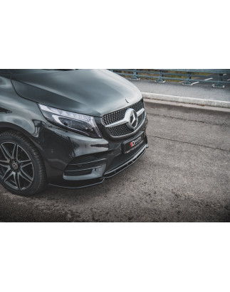 SPLITTER ANTERIORE V.1 Mercedes-Benz V-Class AMG-Line W447  (Cod. M-ME-V-447F-AMGLINE-FD1G)