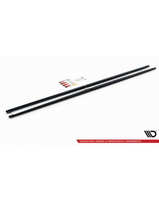 Diffusori minigonne V.1 Mercedes-Benz V-Class Long AMG-Line W447  (Cod. M-ME-V-447F-AMGLINE-SD1A+B+C