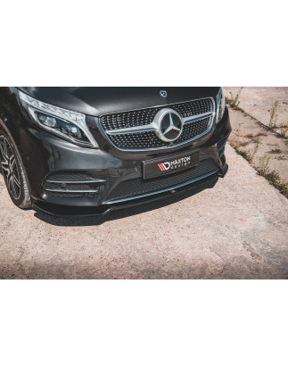 SPLITTER ANTERIORE V.4 Mercedes-Benz V-Class AMG-Line W447  (Cod. M-ME-V-447F-AMGLINE-FD4G)