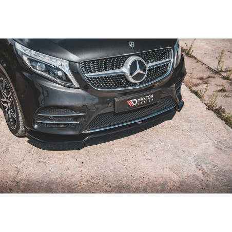 SPLITTER ANTERIORE V.4 Mercedes-Benz V-Class AMG-Line W447  (Cod. M-ME-V-447F-AMGLINE-FD4G)