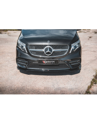 SPLITTER ANTERIORE V.4 Mercedes-Benz V-Class AMG-Line W447  (Cod. M-ME-V-447F-AMGLINE-FD4G)