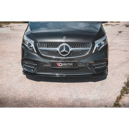 SPLITTER ANTERIORE V.4 Mercedes-Benz V-Class AMG-Line W447  (Cod. M-ME-V-447F-AMGLINE-FD4G)