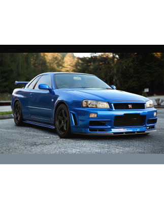 Parafanghi posteriori Nissan SKYLINE R34 GTT (Cod. S-NSK34-RF-01)
