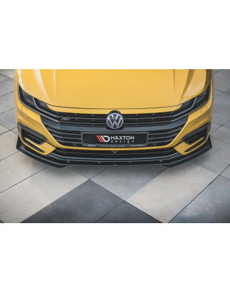 SPLITTER ANTERIORE street pro + Flaps Volkswagen Arteon R-Line berlina / Shooting Brake Mk1 (Cod. M-