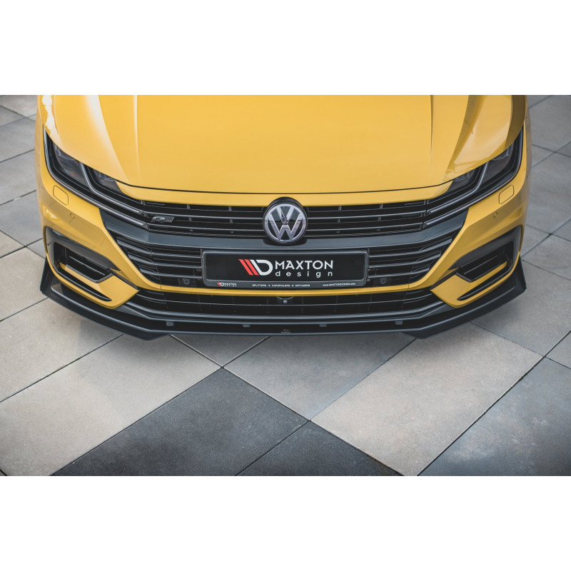 SPLITTER ANTERIORE street pro + Flaps Volkswagen Arteon R-Line berlina / Shooting Brake Mk1 (Cod. M-
