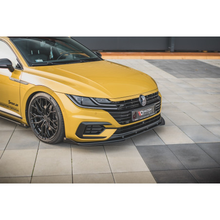 SPLITTER ANTERIORE street pro + Flaps Volkswagen Arteon R-Line berlina / Shooting Brake Mk1 (Cod. M-