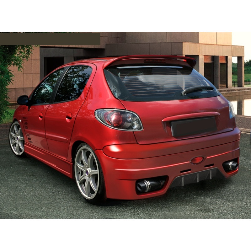Paraurti posteriore Peugeot 206 (Cod. S-HSTPE206-01)