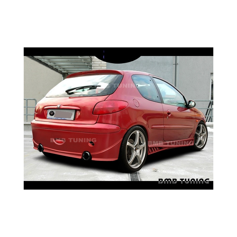 Paraurti posteriore Peugeot 206 (Cod. S-PE206-03)