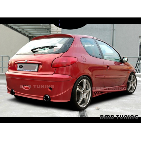 Paraurti posteriore Peugeot 206 (Cod. S-PE206-03)