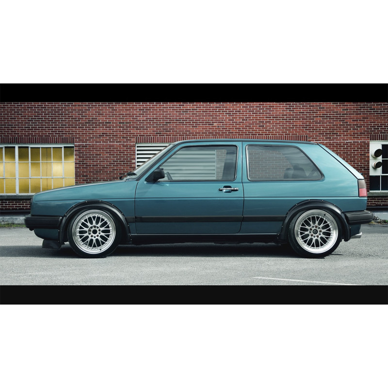 Allargamenti passaruota anteriori e posteriori Volkswagen GOLF 2 (Cod. S-VGII-AE-01)