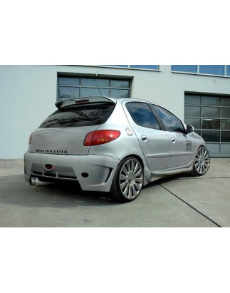 Paraurti posteriore Peugeot 206 (Cod. S-P206-R-1-K)