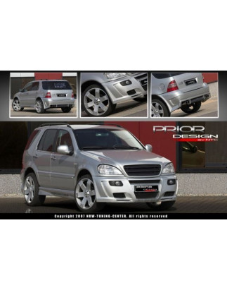 Minigonne laterali Mercedes ML W163 (Cod. S-MEML-S-5-K)