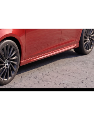 Minigonne laterali in plastica ABS Alfa Romeo Giulietta (Cod. S-ALG-S-01-A)