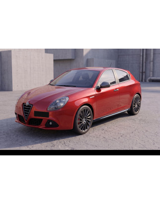 Minigonne laterali in plastica ABS Alfa Romeo Giulietta (Cod. S-ALG-S-01-A)