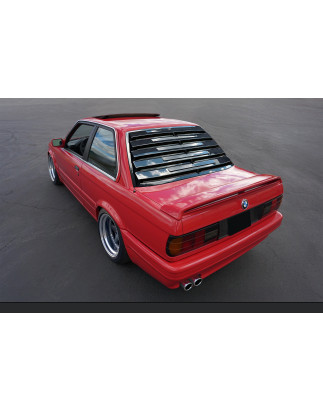 Louver lunotto berlina in plastica ABS BMW E30 (Cod. S-BE30-WL-01-A)