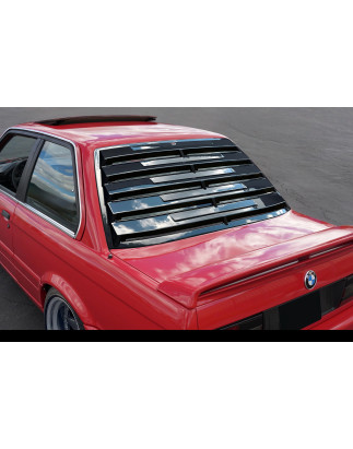 Louver lunotto berlina in plastica ABS BMW E30 (Cod. S-BE30-WL-01-A)