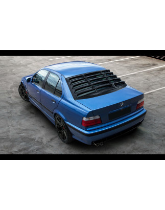 Louver lunotto berlina in plastica ABS BMW E36 (Cod. S-BE36L-WL-01-A)