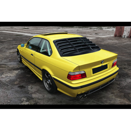 Louver lunotto coupé in plastica ABS BMW E36 (Cod. S-BE36C-WL-02-A)