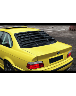Louver lunotto coupé in plastica ABS BMW E36 (Cod. S-BE36C-WL-02-A)