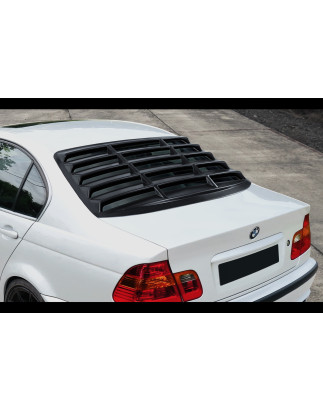 Louver lunotto berlina in plastica ABS BMW E46 (Cod. S-BE46L-WL-01-A)