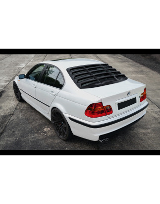 Louver lunotto berlina in plastica ABS BMW E46 (Cod. S-BE46L-WL-01-A)