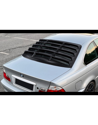 Louver lunotto coupé in plastica ABS BMW E46 (Cod. S-BE46C-WL-01-A)