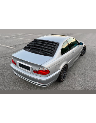 Louver lunotto coupé in plastica ABS BMW E46 (Cod. S-BE46C-WL-01-A)