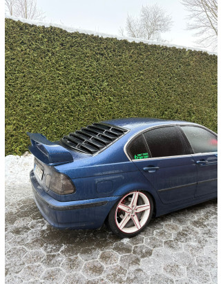 Louver lunotto versione Compact in plastica ABS BMW E46 (Cod. S-BE46C-WL-02-A)
