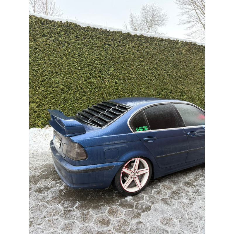 Louver lunotto versione Compact in plastica ABS BMW E46 (Cod. S-BE46C-WL-02-A)