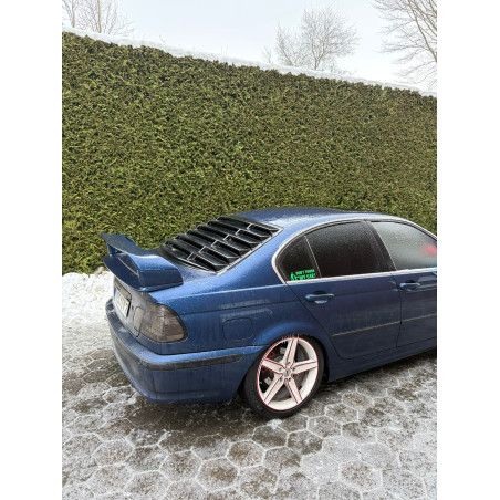 Louver lunotto versione Compact in plastica ABS BMW E46 (Cod. S-BE46C-WL-02-A)