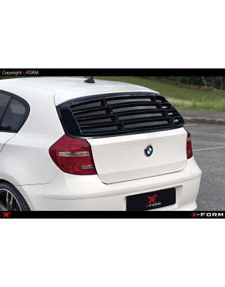 Louver lunotto berlina in plastica ABS BMW Serie 1 E87 (Cod. S-BE87-WL-01-A)